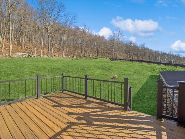 Expansive deck with woodland and pasture views | Image 19