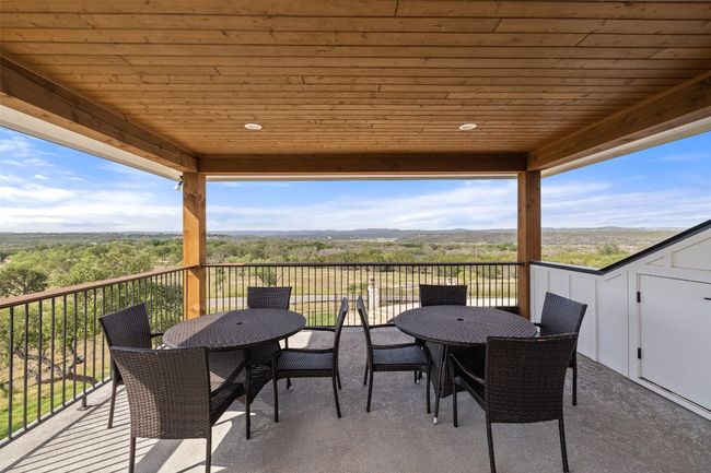 View of patio featuring outdoor dining area | Image 28