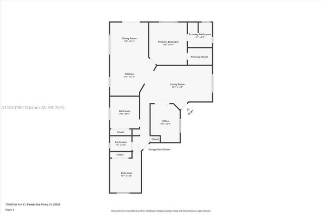 17610 Sw 4 Th Ct, House other with 4 bedrooms, 2 bathrooms and null parking in Pembroke Pines FL | Image 41