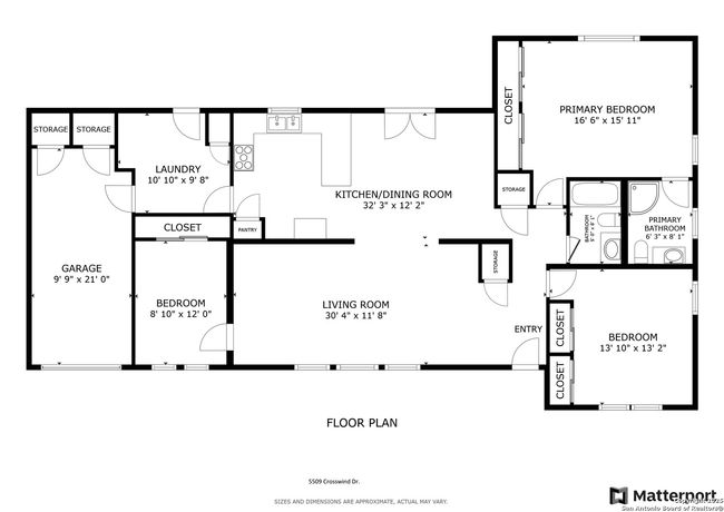 5509 Crosswind Dr, House other with 3 bedrooms, 2 bathrooms and null parking in Windcrest TX | Image 36