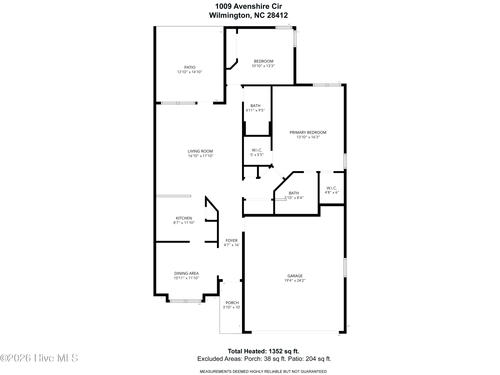 1009 Avenshire Cir, Wilmington, NC, 28412-5131 | Card Image