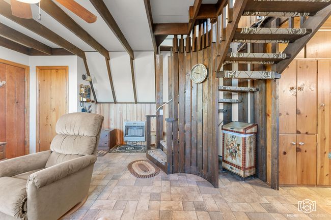 A-Frame Cabin Stairs to loft | Image 37