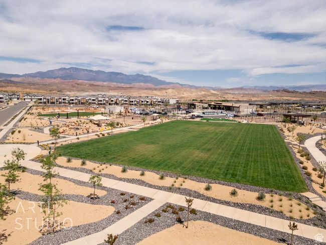 Aerial view featuring a mountain view | Image 51