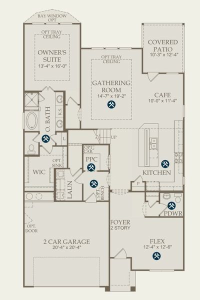 Pulte Homes, Caldwell floor plan | Image 2