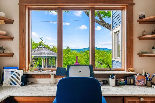 Custom Office with Cherry Cabinetry has a View too | Image 10