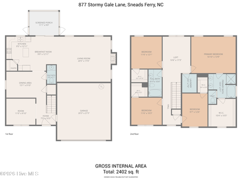 877 Stormy Gale Ln, Sneads Ferry, NC, 28460-6105 | Card Image