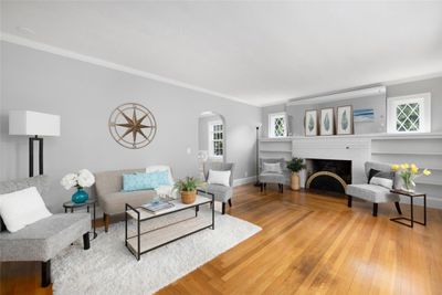 Living room with beautiful hardwoods | Image 3