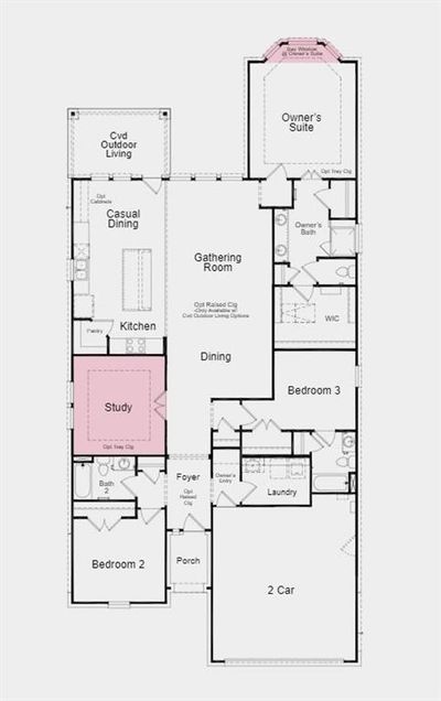 Structural options added include: Study and bay window in primary suite. | Image 3