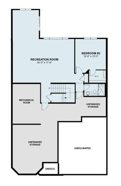 Grayson walk-out lower render. Actual style, configuration and selections may vary. | Image 3