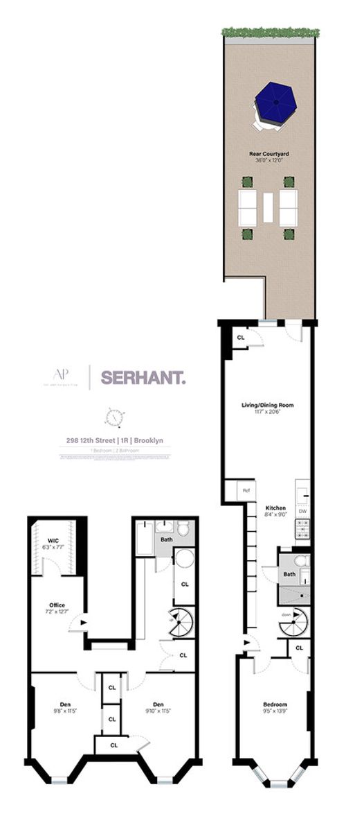 1r-298 12th St, Brooklyn, NY, 11215-4982 | Card Image