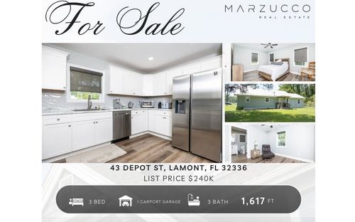 43 Depot St, Lamont, FL, 32336-5112 | Card Image