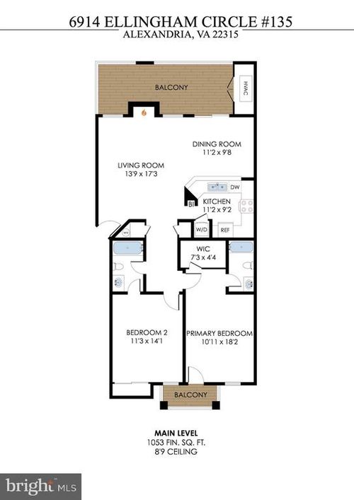 unit-c-6914 Ellingham Cir, ALEXANDRIA, VA, 22315-6503 | Card Image