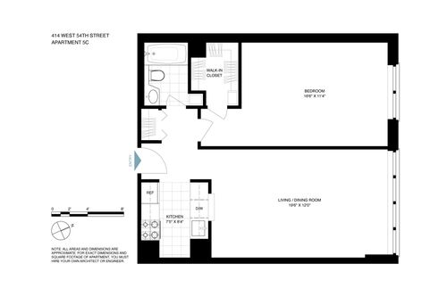 5c-414 W 54th St, New York, NY, 10019-4442 | Card Image