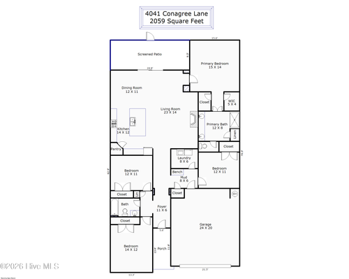 4041 Conagree Ln, Leland, NC, 28451-2085 | Card Image