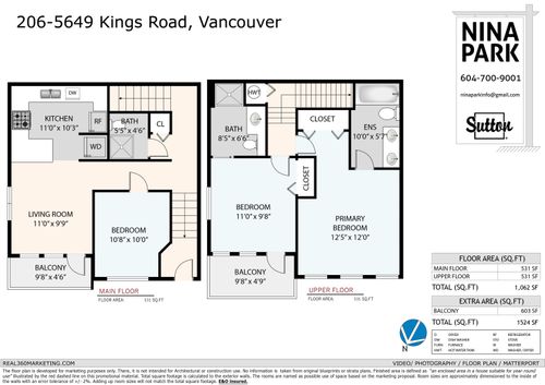 206-5649 Kings Rd, Vancouver, BC, V6T1K9 | Card Image
