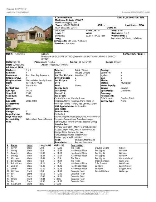 8 Cottontail Ave, Markham, ON, L3S4E7 | Card Image