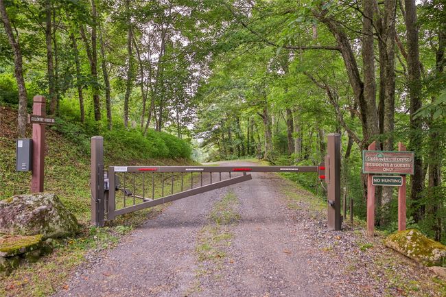 Cullowhee Mountain Road gate (community is also accessible via Hwy 107) | Image 88