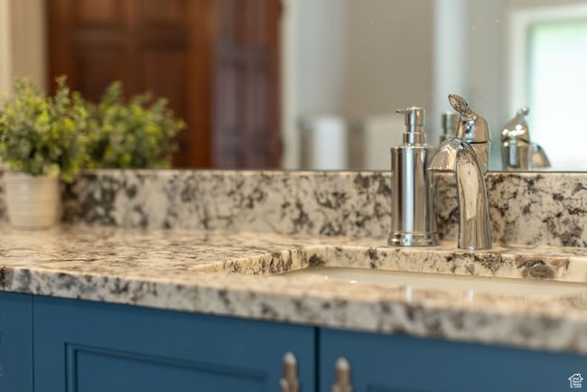 Bathroom view of decorative backsplash | Image 36