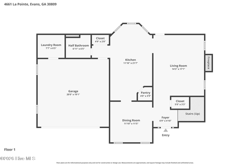 4661 La Pointe, Evans, GA, 30809-3927 | Card Image