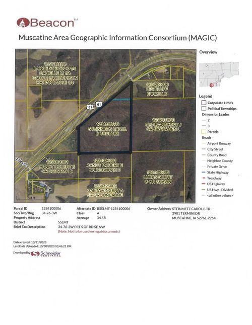 37.3 Acres Highway 61 S Highway, Letts, IA, 52754 | Card Image