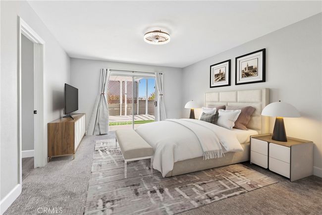 Primary bedroom. Virtually staged. Items shown are for illustrative purposes only. | Image 13