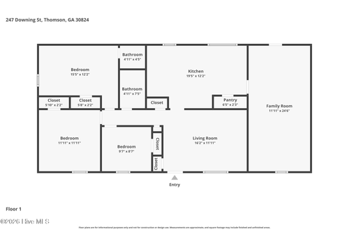 247 Downing St, Thomson, GA, 30824-7564 | Card Image