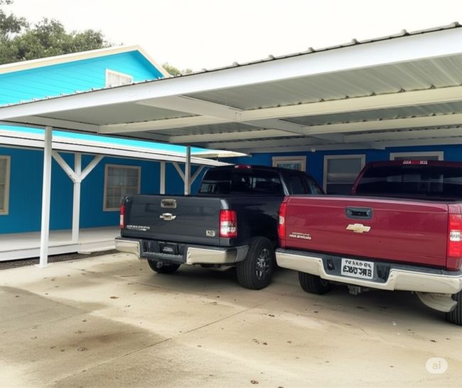 Garage with a carport | Image 13