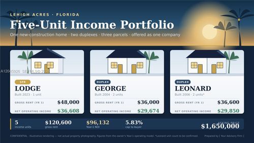 Residential Portfolio, Lehigh Acres, FL, 33973 | Card Image