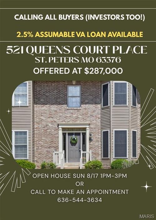 521 Queens Court Pl, Saint Peters, MO, 63376-7390 | Card Image