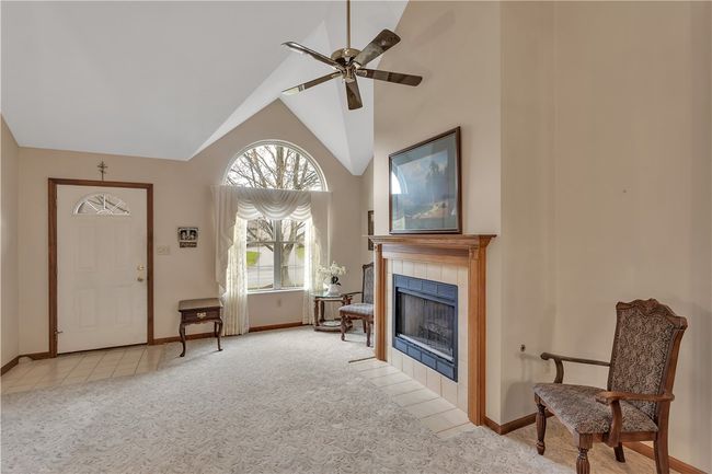 Cozy Up to the Fireplace with Lovely Wood Mantle on Chilly Fall/Winter Days. | Image 8