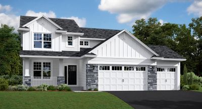 (Exterior rendering, actual homes finishes will vary) The Vanderbilt has excellent curb appeal! | Image 1