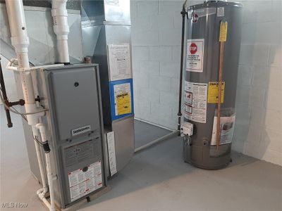 Utility area featuring gas water heater | Image 3