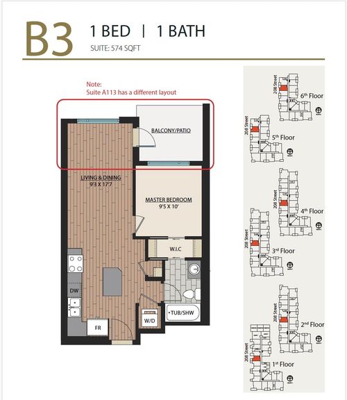 a223-8233 208b Street, Langley, BC, V0V0V0 | Card Image