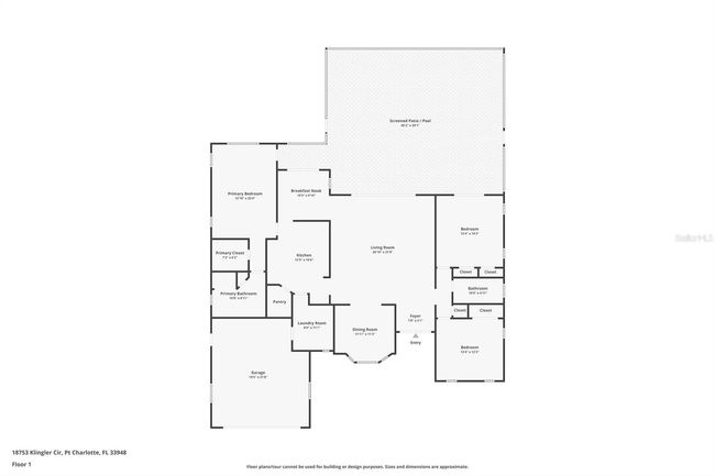 18753 Klingler Cir, House other with 3 bedrooms, 2 bathrooms and null parking in Port Charlotte FL | Image 7