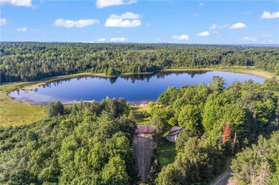 Aerial of lake, a private property that shares the lake with only two other property owners. | Image 3