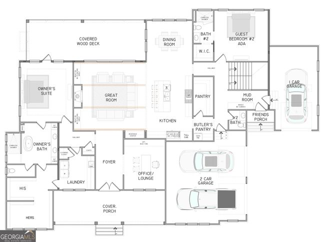 0 Pebble Rock Dr, House other with 5 bedrooms, 6 bathrooms and 3 parking in Cumming GA | Image 25