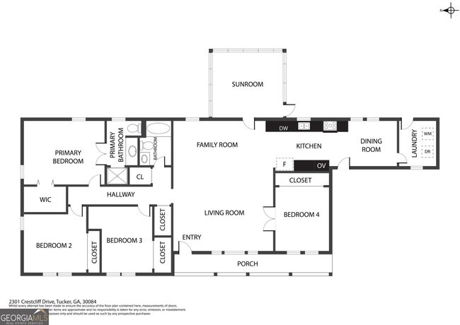 2301 Crestcliff Dr, House other with 4 bedrooms, 2 bathrooms and 4 parking in Tucker GA | Image 38