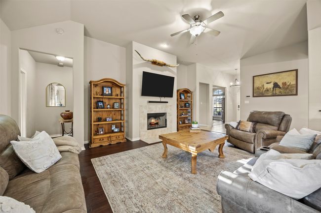 Large Open Concept Living Room with Fireplace | Image 11