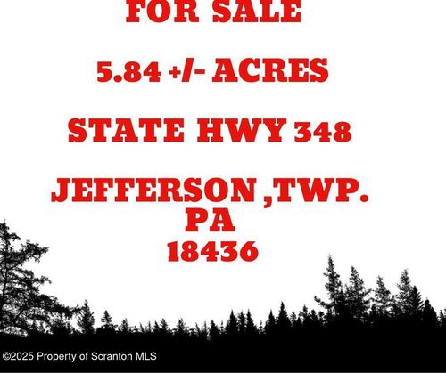5.84 ACRES State Route 348, Jefferson Twp, PA, 18436 | Card Image
