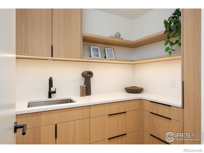 Separate butlers pantry with custom cabinets, expansive counter space and sink | Image 13