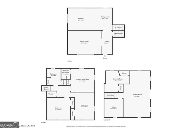 1766 Washington Hwy, House other with 3 bedrooms, 3 bathrooms and null parking in Elberton GA | Image 61