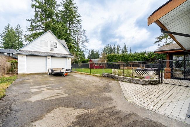 Exterior space featuring an outbuilding and fence | Image 25