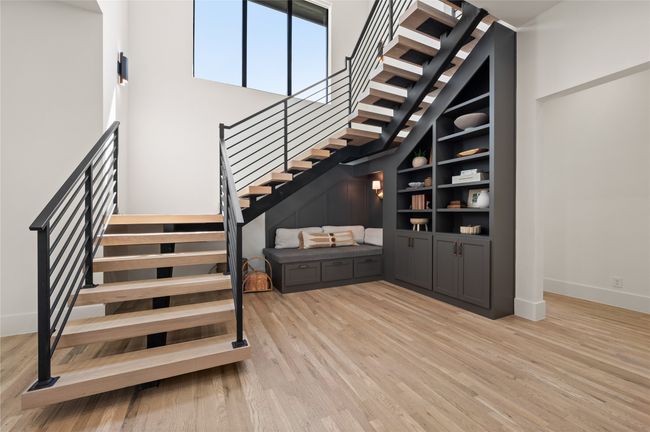 Custom Bookcase and Ready Nook tucked in under the stairs. | Image 30