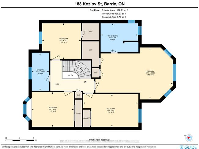 188 Kozlov St, House other with 4 bedrooms, 3 bathrooms and 3 parking in Barrie ON | Image 23