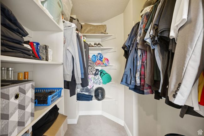 Spacious closet featuring carpet flooring | Image 29