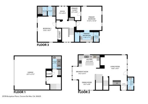 2578 Bungalow Pl, Corona Del Mar, CA, 92625-1526 | Card Image