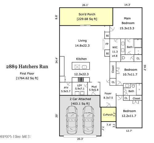 2889 Hatchers Run, Leland, NC, 28451-2054 | Card Image