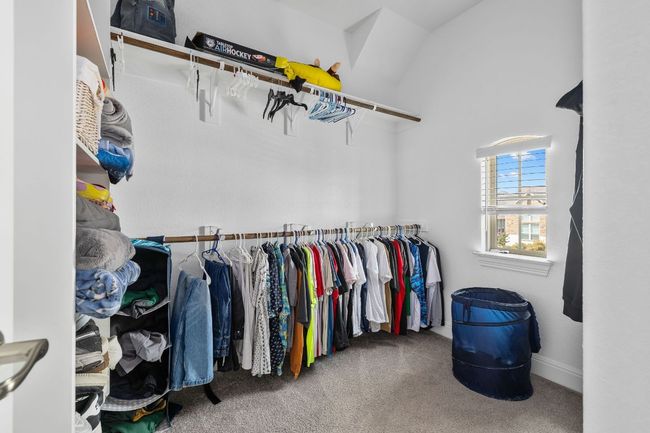 Walk in closet with carpet and vaulted ceiling | Image 30