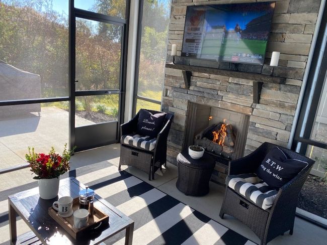 Screened Porch with fireplace | Image 6