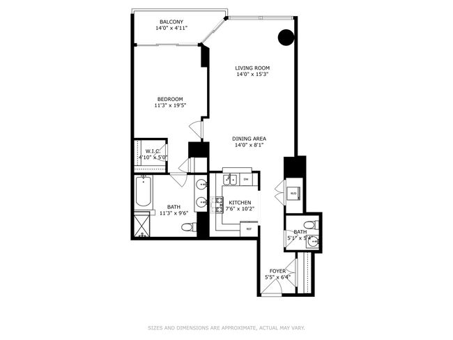 UNIT-2401 - 450 E Waterside Dr, Condo with 1 bedrooms, 2 bathrooms and 2 parking in CHICAGO IL | Image 19